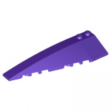 dark purple wedge 10 x 3 left