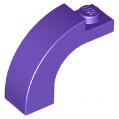 dark purple arch 1 x 3 x 2 curved top