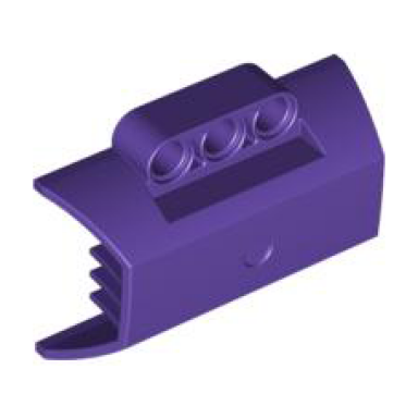 dark purple technic panel engine block half side intake