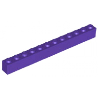 dark purple brick 1 x 12