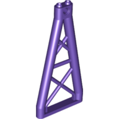 dark purple support 1 x 6 x 10 girder triangular
