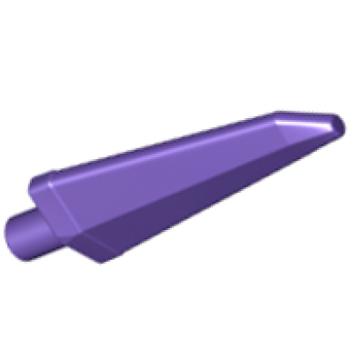dark purple minifigure weapon sword spike flexible 3.5l with bar end