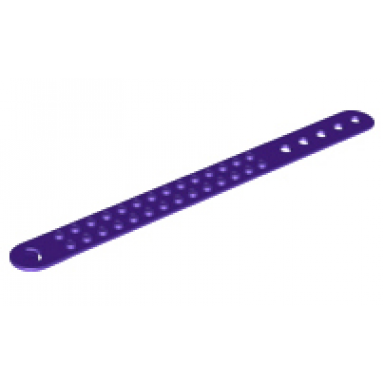 dark purple bracelet with 2 x 14 studs and 5 holes