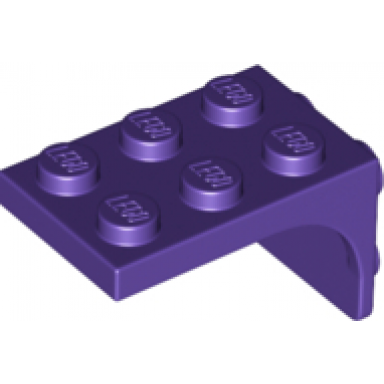 dark purple bracket 3 x 2 - 2 x 2