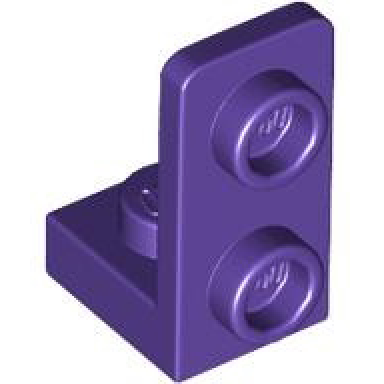 dark purple bracket 1 x 1 - 1 x 2 inverted