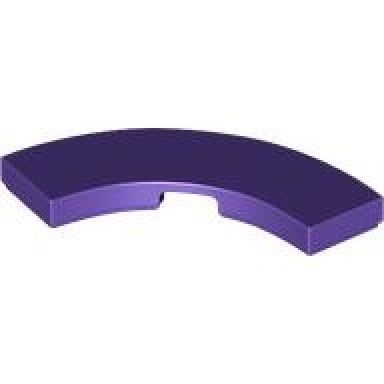 dark purple tile round corner 3 x 3 macaroni