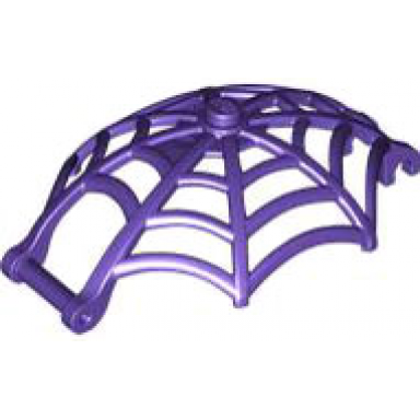 dark purple minifigure weapon spider web large hemisphere shape with bar handle and clips
