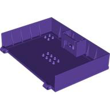 dark purple container book cover half 16 x 12 x 2 2 3 with lock compartment storybook adventures