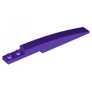 dark purple slope curved 10 x 1
