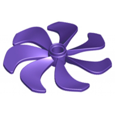 dark purple propeller 7 blade 6 diameter
