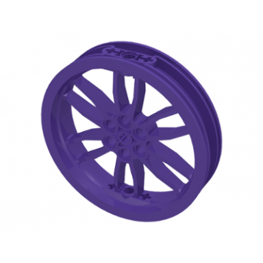 dark purple wheel 75mm d x 17mm motorcycle