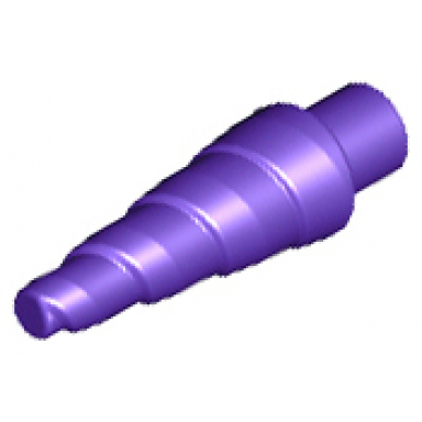 dark purple horn unicorn spiral