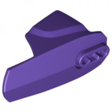 dark purple hero factory armor with ball joint socket - size 6