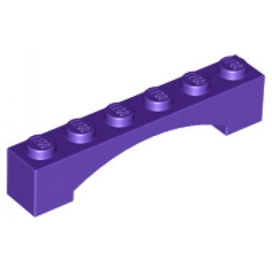 dark purple arch 1 x 6 raised arch