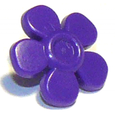 dark purple friends accessories hair decoration flower with smooth petals and small pin