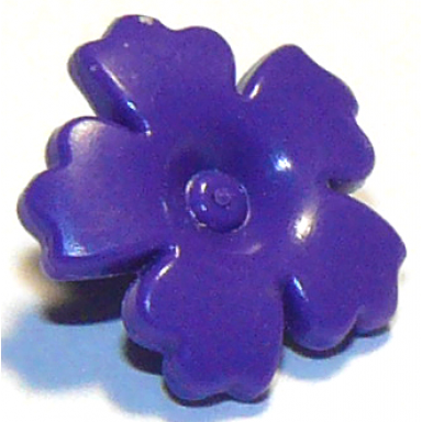 dark purple friends accessories hair decoration flower with serrated petals and small pin