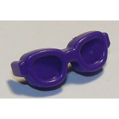 dark purple friends accessories glasses oval shaped with small pin