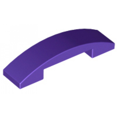 dark purple slope curved 4 x 1 x 2 3 double