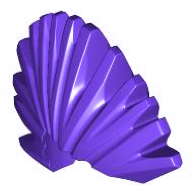 dark purple minifigure hair mohawk