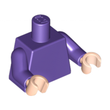 dark purple torso plain dark purple arms light nougat hands