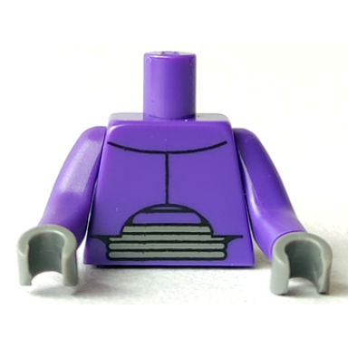 dark purple torso chest armor and gray abdominal joint pattern zurg dark purple arms long dark bluish gray hands