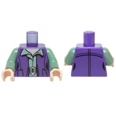 dark purple torso sw female outline dark purple vest over sand green shirt with collar with silver belt buckle pattern sand green arms light nougat hands