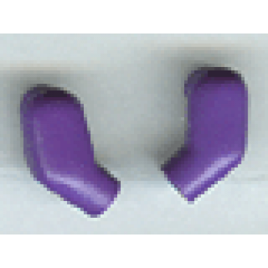 dark purple arm matching left and right pair