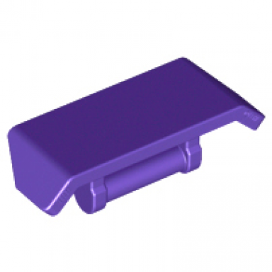 dark purple vehicle spoiler with bar handle