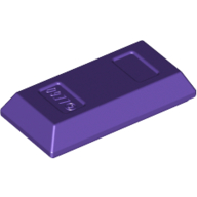 dark purple minifigure utensil ingot bar