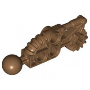 light brown bionicle toa hordika arm lower section with ball joint