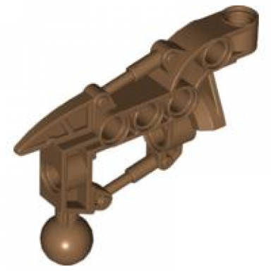 light brown bionicle toa hordika arm upper section with ball joint