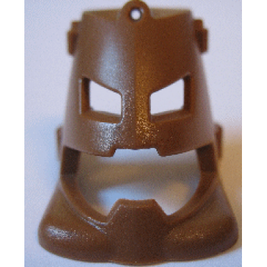 light brown bionicle mask from canister lid piraka avak - set 8904