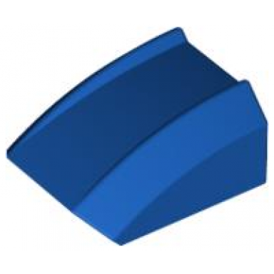 blue-violet slope curved 2 x 2 lip