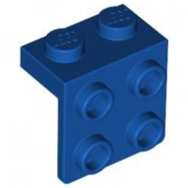 blue-violet bracket 1 x 2 - 2 x 2