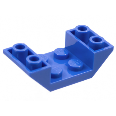 blue-violet slope inverted 45 4 x 2 double with 2 x 2 cutout
