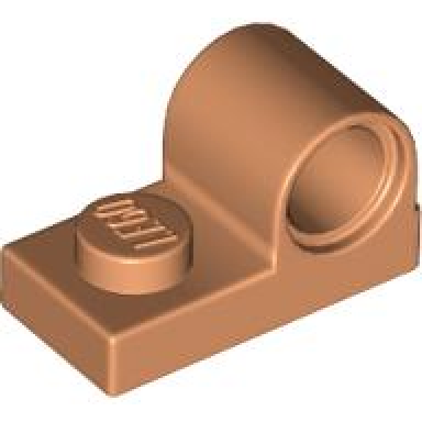 nougat plate modified 1 x 2 with pin hole on top