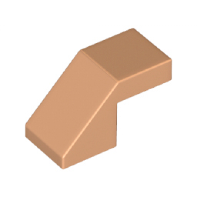 nougat slope 45 2 x 1 with cutout without stud