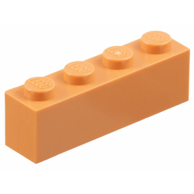 nougat brick 1 x 4