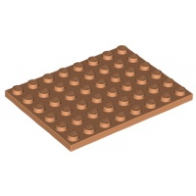 nougat plate 6 x 8