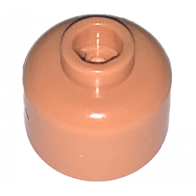 nougat minifigure head plain