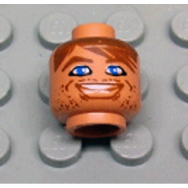 nougat minifigure head nba steve nash pattern