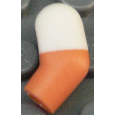 nougat arm left with molded white short sleeve pattern