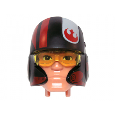 nougat large figure head modified sw poe dameron pattern