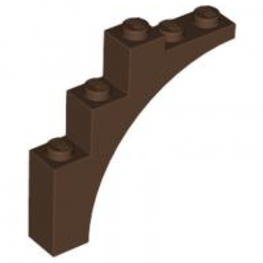 brown arch 1 x 5 x 4 - continuous bow