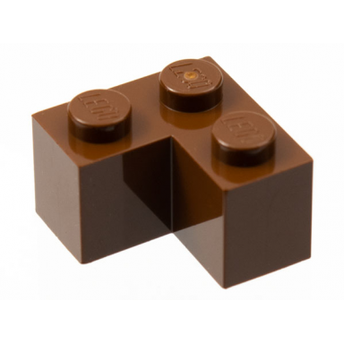 brown brick 2 x 2 corner
