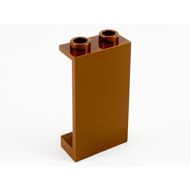 brown panel 1 x 2 x 3 - hollow studs