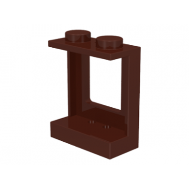 brown window 1 x 2 x 2 plane