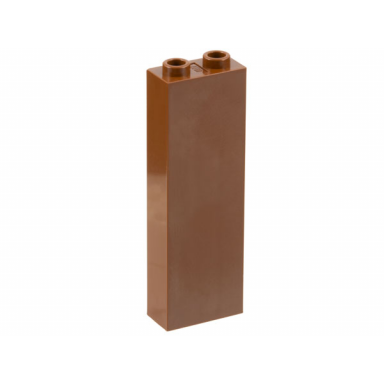 brown brick 1 x 2 x 5