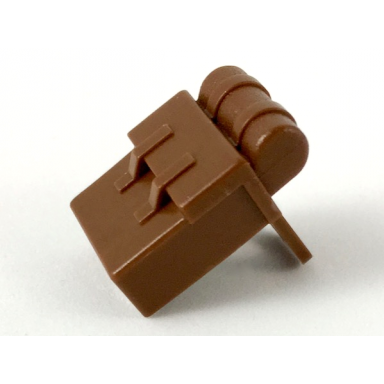 brown minifigure backpack non-opening