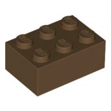 brown brick 2 x 3